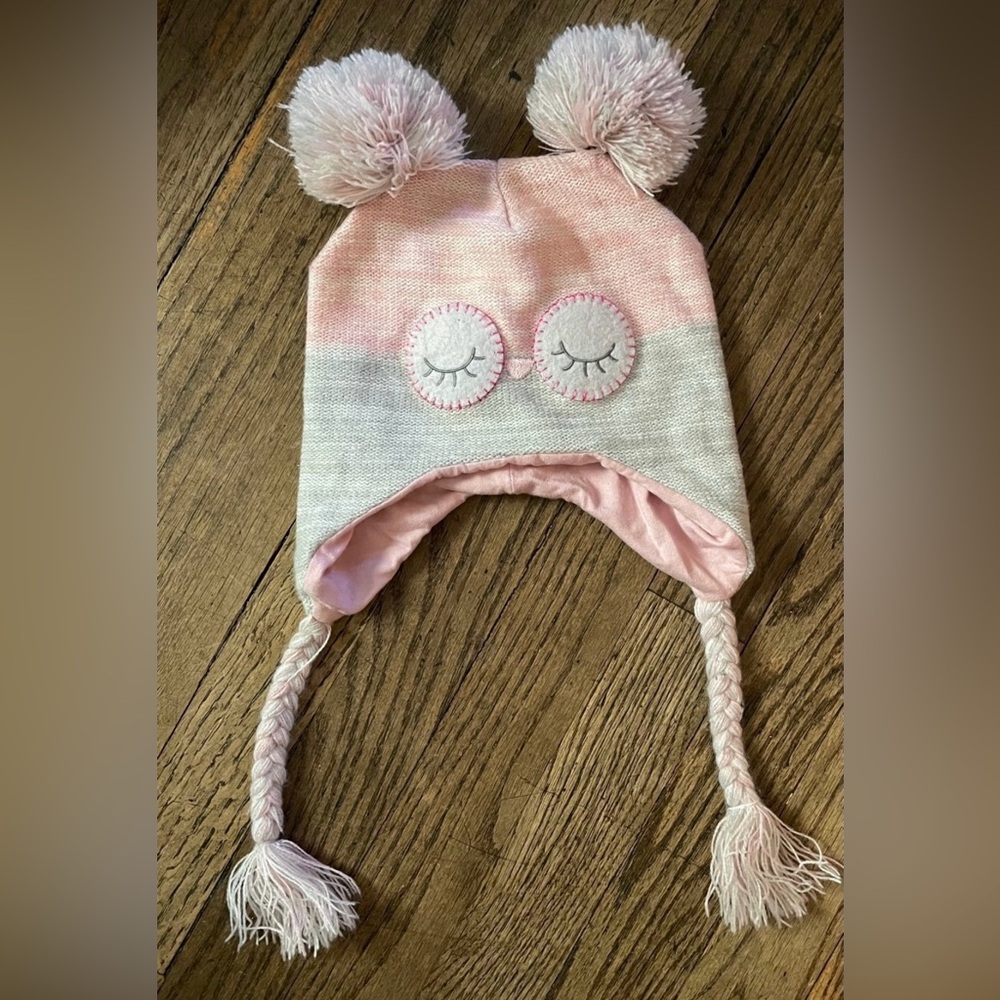 Coolclub Pink Owl Pom Pom Beanie Hat size 48/50cm